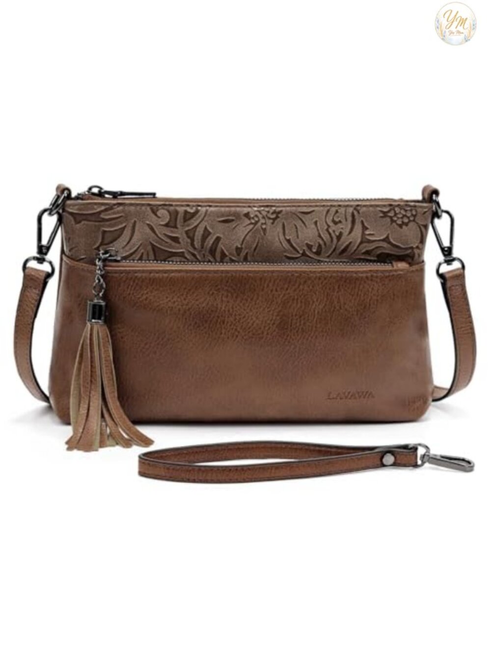 LAVAWA Small Crossbody Handbag Vegan Leather